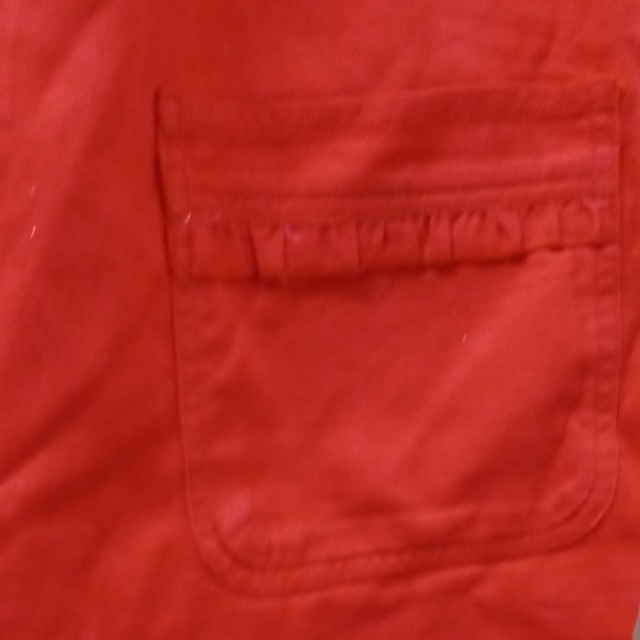 Red Button-Front Dress - Picture 4 of 6